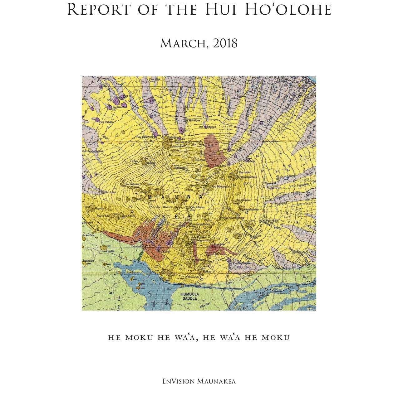 Report of the Hui Hoolohe Cover Graphic